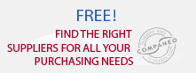 FREE ! FIND THE RIGHT SUPPLIERS FOR ALL YOUR PURCHASING NEEDS !