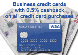 Business Credit Card with cashback