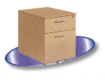 Work furniture pedestal