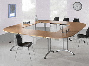Meeting room furniture folding tables