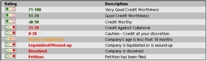 Online credit rating