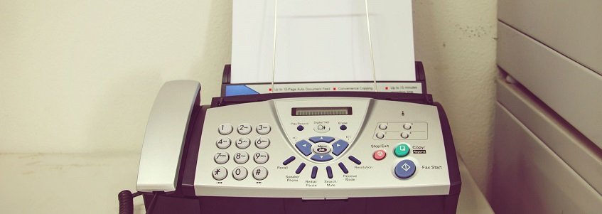 Laser fax machine