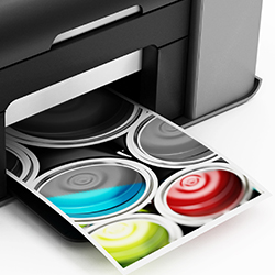 Colours or black and white printer